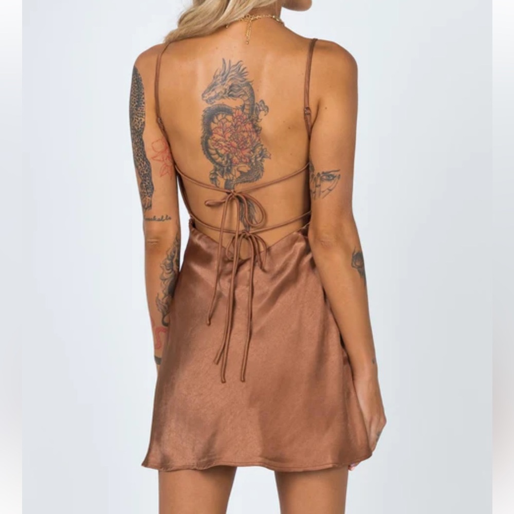 Princess Polly Alfie Mini Dress Brown